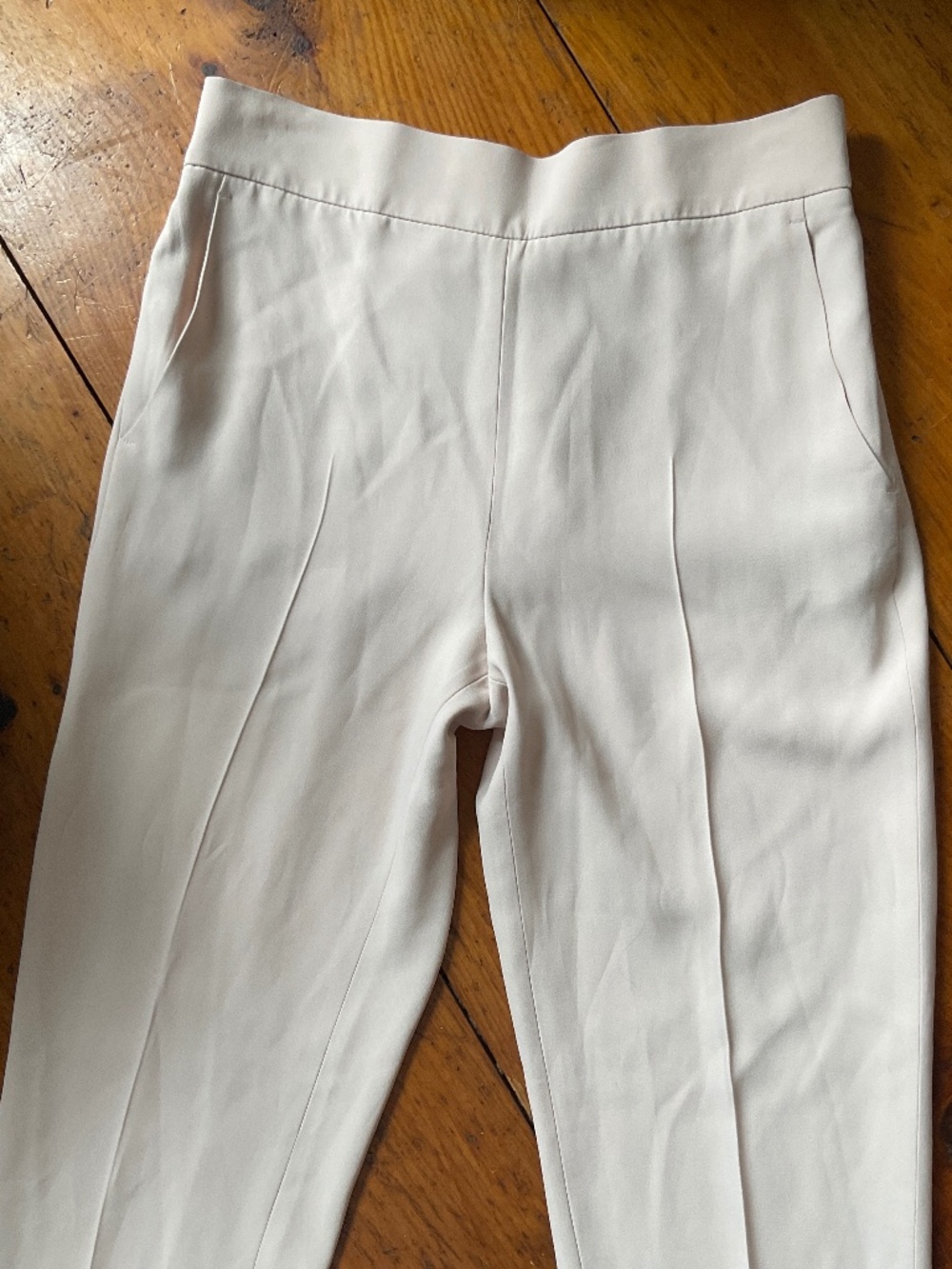 AKRIS Chris Tapered Pants Size 6‎ minimalist color pink beige  $1250 - Picture 9 of 13